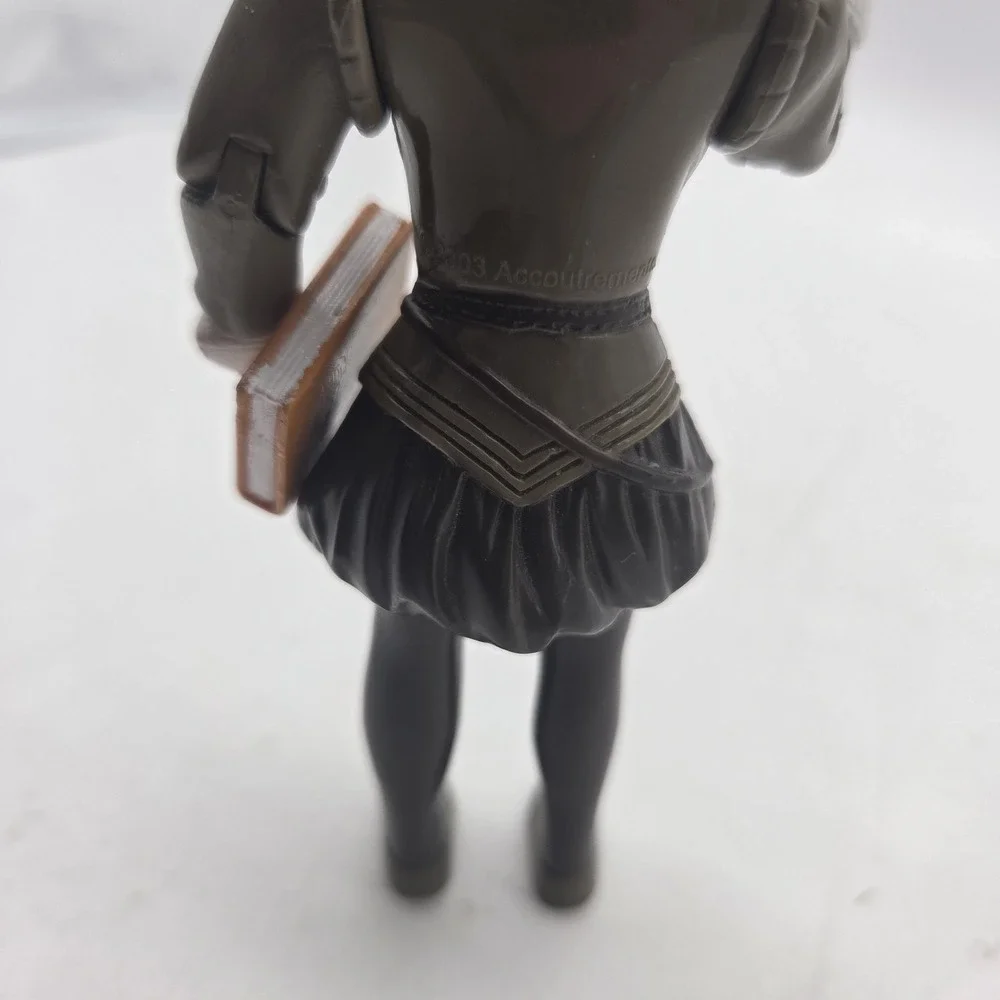 Vintage William Shakespeare 2003 Action Figure W/ Book *no Quill* Accoutrements